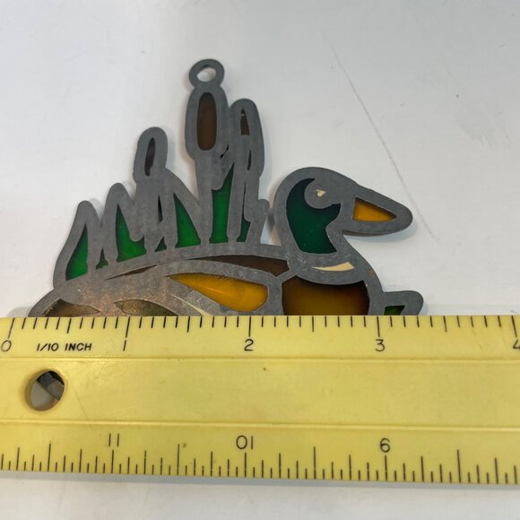 Stained Glass Cardinal & Mallard Duck Suncatchers Nature-Inspired Decor Handcraf - Picture 10 of 13